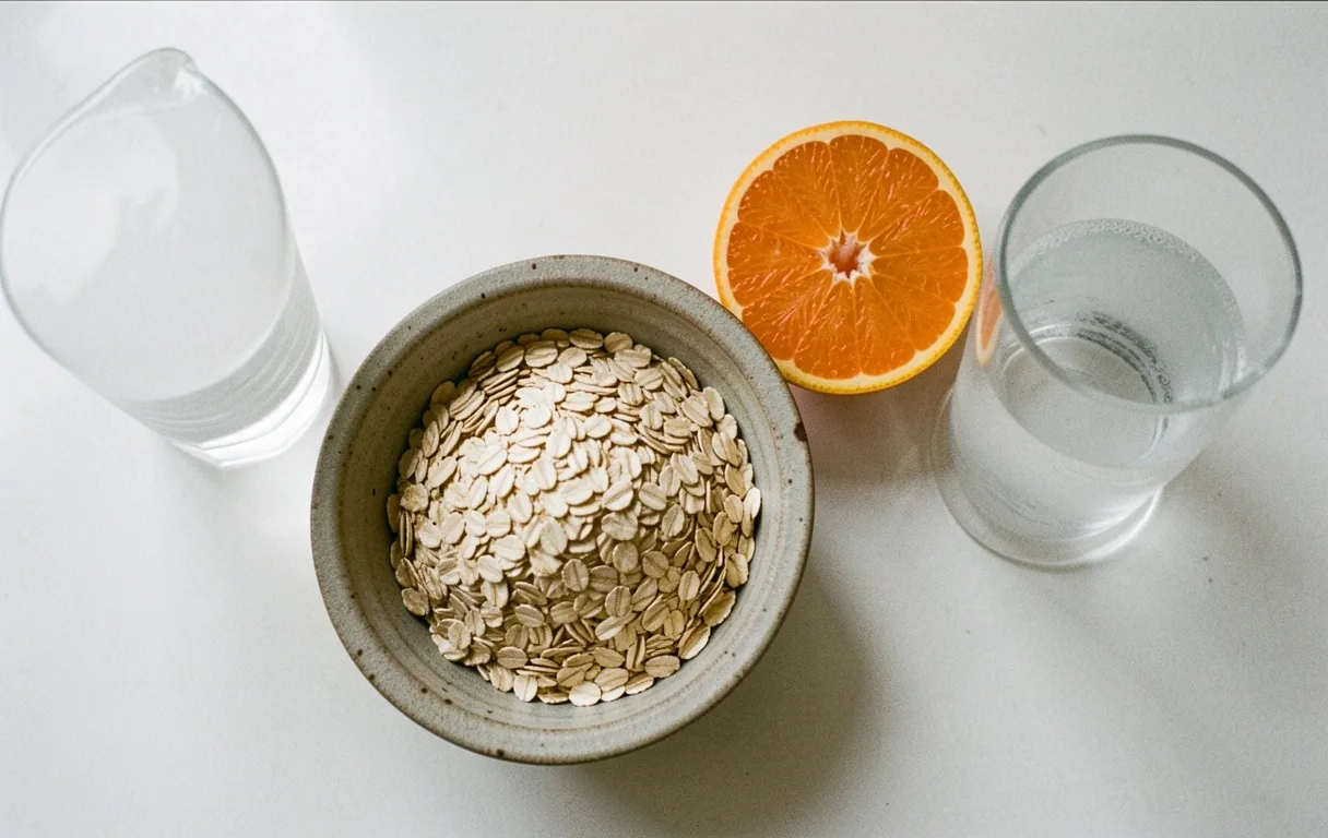 Balanced Breakfast Ingredients