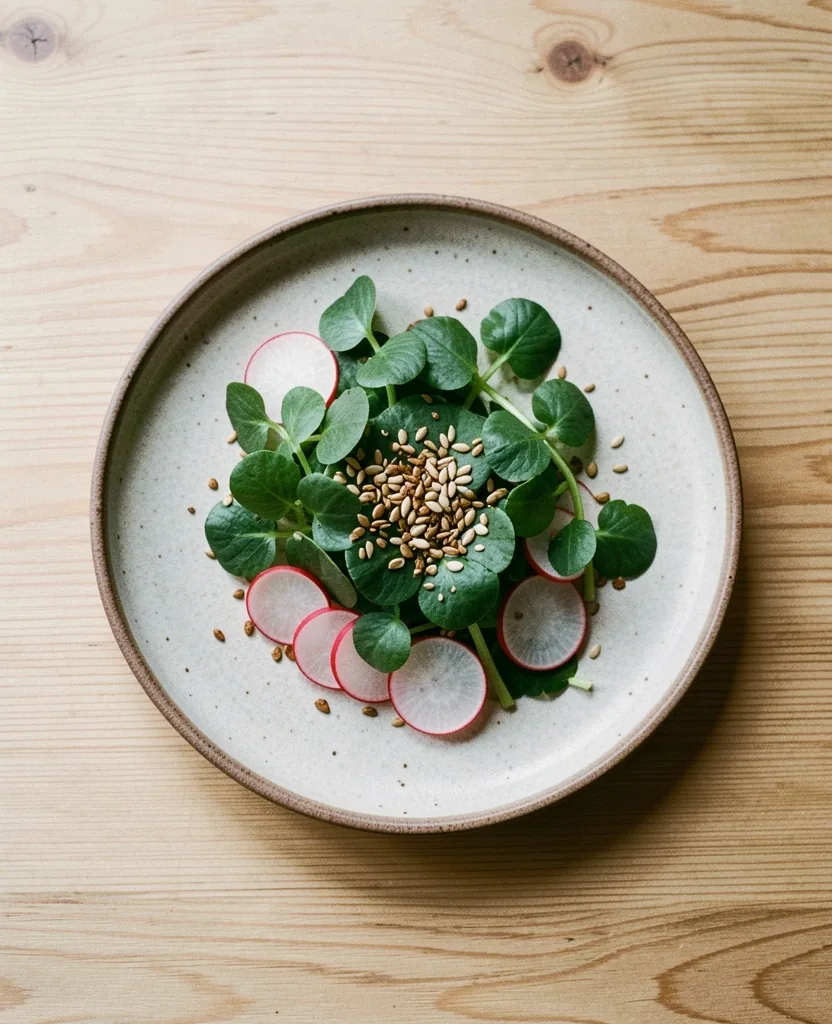Seasonal UK produce representing freshness and clarity
